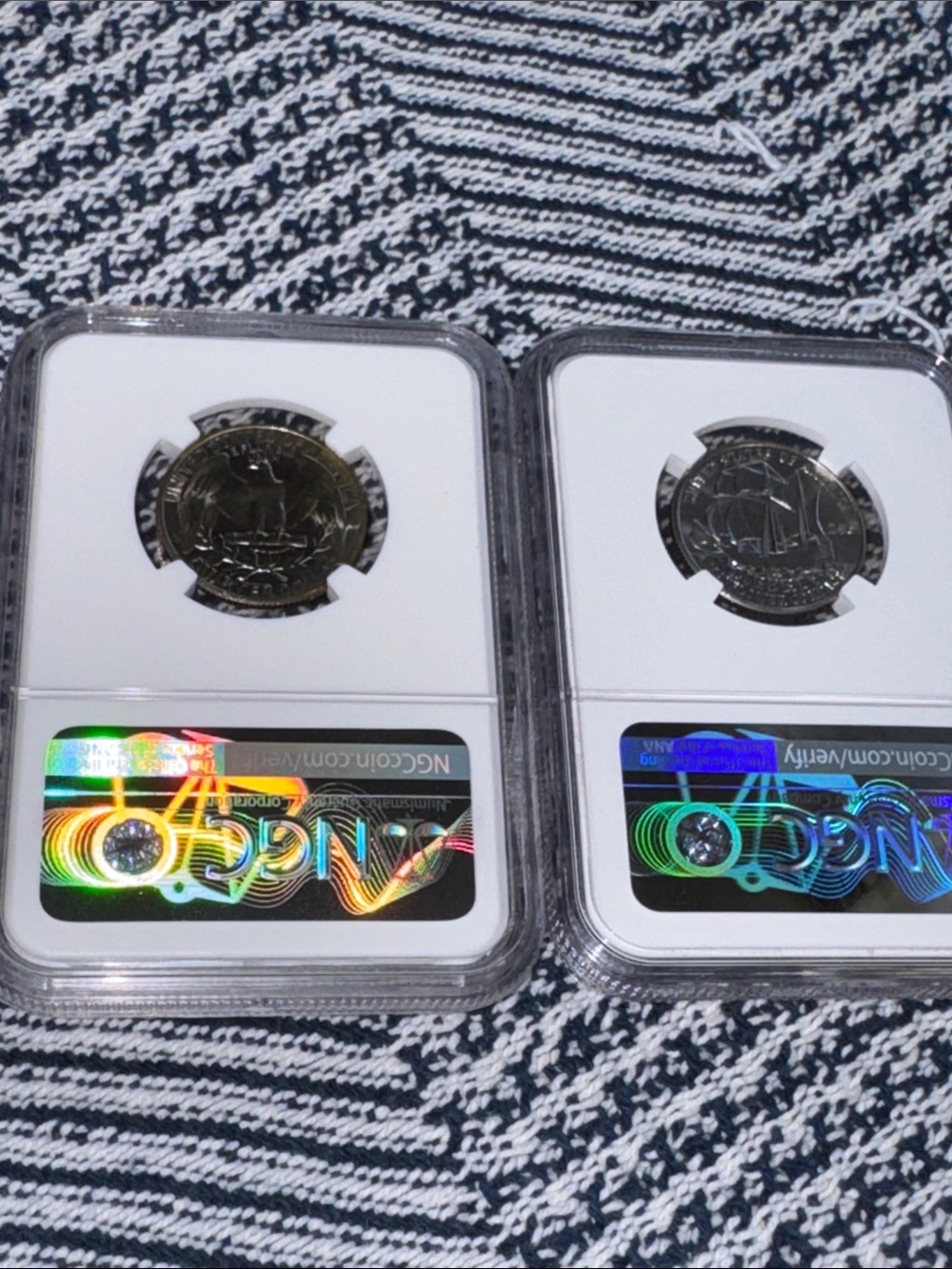 Graded US Commemorative Coins - Silver Tone (Set of 2) - Picture 3 of 4